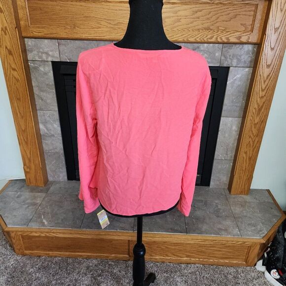 RACHEL Rachel Roy Rachel Roy Mae Blouse Watermelon NWT - Picture 4 of 5